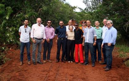 Tamiko acompanha reabertura de estrada rural que liga Planalto à Marechal Rondon
