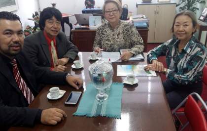 Tamiko convida Cônsul e presidenta do “Bunkyo” para participarem de encontro em Andradina