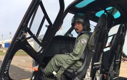 'A aviação é um mundo à parte', diz a única mulher a pilotar o helicóptero Águia no Oeste Paulista