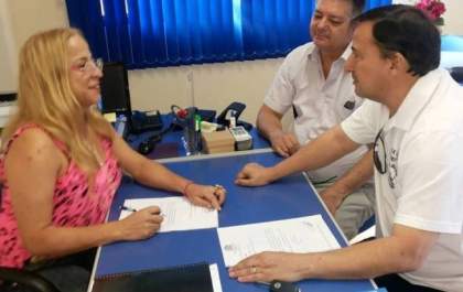 Gilmar Garcia e Sinted discutem projeto 
