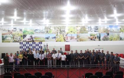 Governo de Andradina participa da posse dos membros do Conseg