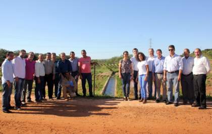 Governo do Estado entrega obras de reparos na represa do assentamento Santa Zélia, em Teodoro Sampaio