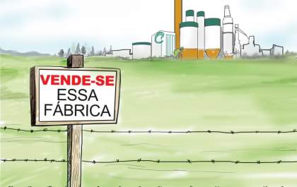 Charge: Vende-se essa fábrica