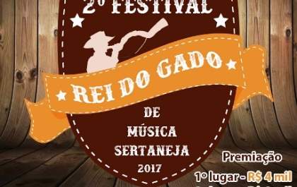II Festival “Rei do Gado” de Música Sertaneja acontece nesta sexta e sábado na Praça Moura Andrade
