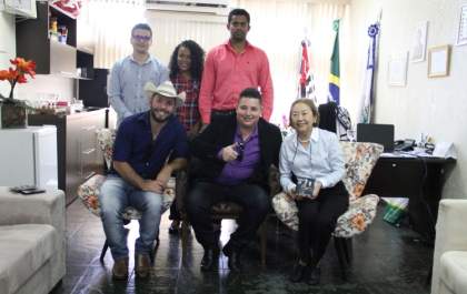 Tamiko recebe campeões do II Festival Rei do Gado de Música Sertaneja