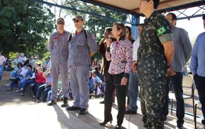 TG do Governo de Andradina realiza solenidade de entrega da Boina Verde Oliva