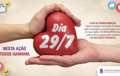 Instituto Embelleze lança ação #iesolidario que oferecerá serviços de beleza gratuitos em todo o Brasil