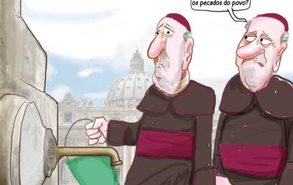 Sem água no Vaticano