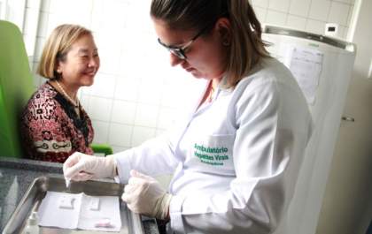 Tamiko acompanha atendimento da Campanha Julho Amarelo