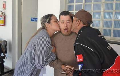 Paciente do Ritinha Prates, pai e irmã se reencontram após mais de 30 anos