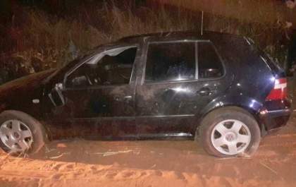Golf cai em ribanceira de Nova Independência: Adolescentes ficaram feridas