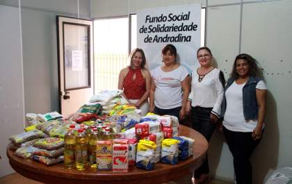 Fundo Social recebe alimentos da prova do Cursinho Diferencial
