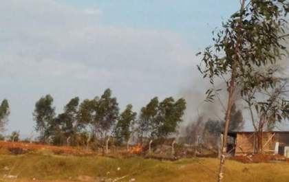 Fogo em Lixão da prefeitura de Murutinga ameaça segurança e pode poluir nascentes de córregos