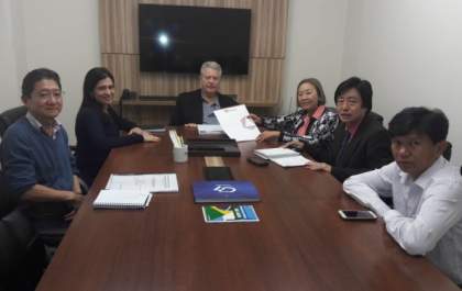 Tamiko acompanha andamento do projeto executivo para o contorno ferroviário