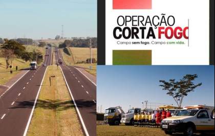 Operação Corta-Fogo: Concessionária e ARTESP alertam para os riscos de queimadas nas rodovias