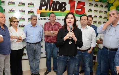 Senadora Simone Tebet afirma que “o PMDB será cabeça de chapa em 2018”