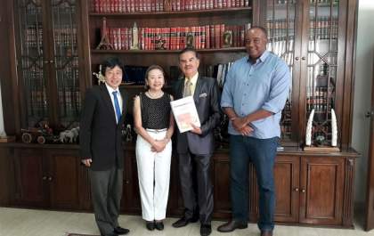 Tamiko realiza visita oficial a Ademar Gomes