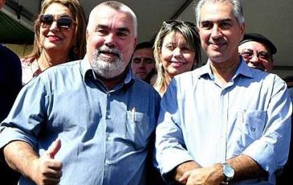 Governador Reinaldo Azambuja estará nesta segunda-feira em Água Clara