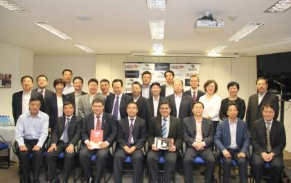 Comitiva da China visita sede da Fundação Itesp