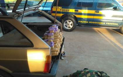 PRF intercepta 48 kg de maconha