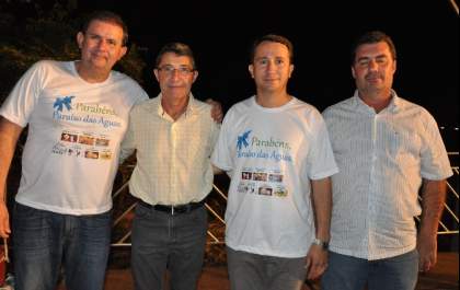 Eduardo Rocha participa das comemorações do aniversário de um ano de Paraíso das Águas