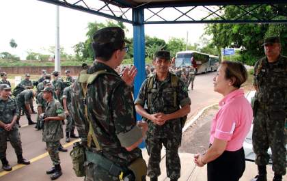 Tamiko acompanha Operação Bandeirantes do Tiro de Guerra