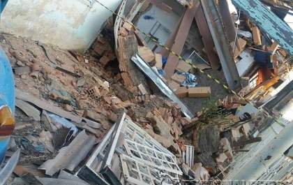 Moradores que tiveram imóveis danificados durante mega-assalto na Protege começam a resgistrar B.O.
