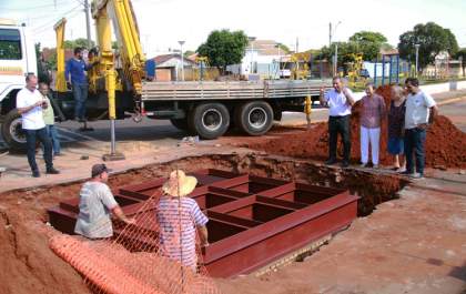 Governo de Andradina realiza obras antienchente no Jardim Europa
