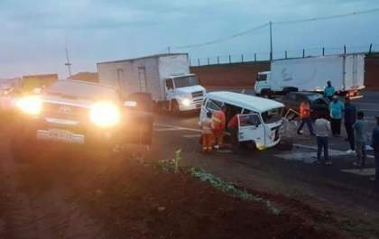 Acidente em rodovia deixa quatro feridos