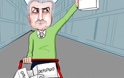 Temer indo às compras