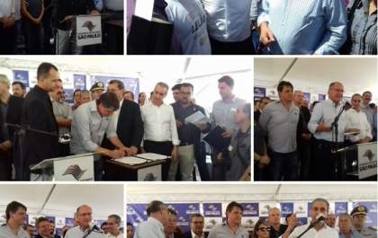 Alckmin assina convênio e libera asfalto em Fernandópolis