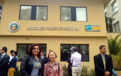 Tamiko participa da inauguração da Casa dos Municípios da APM