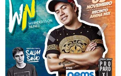 Mesmo com chuva; show do Whindersson Nunes está confirmado