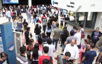  Mais de 33 mil faltaram no primeiro dia de prova do Enem em MS