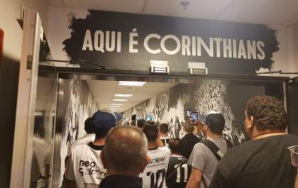 Três-lagoenses assistem clássico na Arena e comemoram vitória em cima do Palmeiras