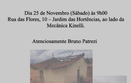 Com dinheiro de Feijoada Beneficente, empresário conclui reforma de casa incendiada