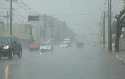 Sábado tem tempo instável com alerta de temporal para Três Lagoas