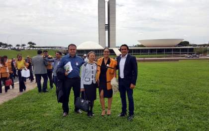 Tamiko participa de mobilização de prefeitos em Brasília e garante vinda de recurso