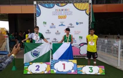 Atletas três-lagoenses conquistam bons resultados nas Paralimpíadas Escolares