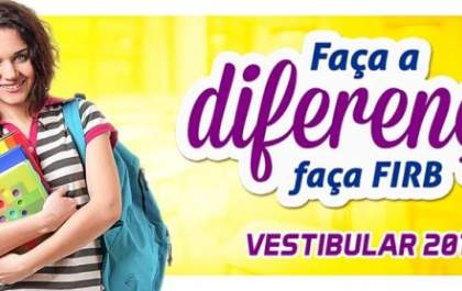 Vestibular na FIRB: inscrição de graça para quem for ao Oeste Plaza Shopping
