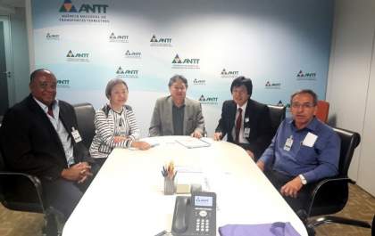 Tamiko cumpre agenda na ANTT em Brasília