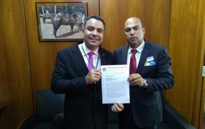 Rodarte protocola pedidos de emendas parlamentares superior a R$ 2 milhões em Brasília