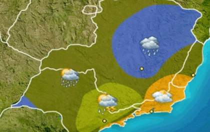 Andradina acorda de ressaca após chuva no final da tarde de ontem
