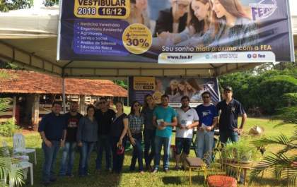 Fundação Educacional de Andradina, tem dia de intensas atividades de divulgação do vestibular 2018