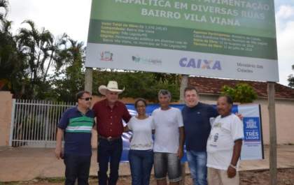 Prefeitura entrega obra de asfalto e drenagem na Vila Viana