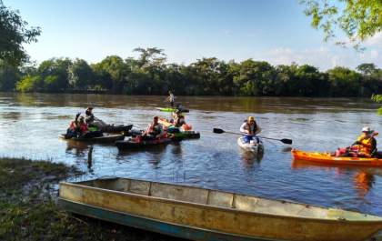 Muita aventura e adrenalina na 3ª expedição de caiaqueiros de Três Lagoas