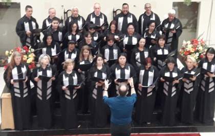 Coral da Primeira Igreja Batista em Andradina inicia hoje cantata de Natal no Fórum