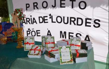 Escola Maria de Lourdes Lopes lança livro de receitas