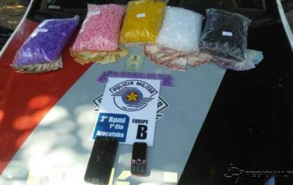 Traficante é preso ao lado da filha de 5 anos no carro