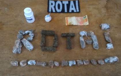 Rotai prende autor de tráfico de drogas